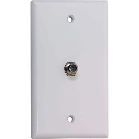 multi coaxial junction cover boxes at home depot|wall plate covers home depot.